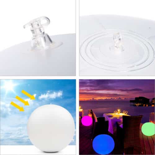 Solarbetriebene LED-Kugel