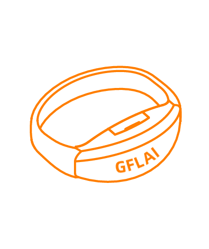 Armbänder mit Logodruck