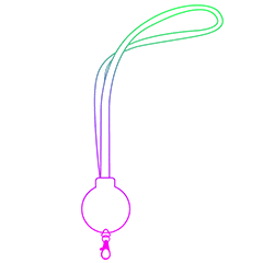 Leuchtendes Schlüsselband