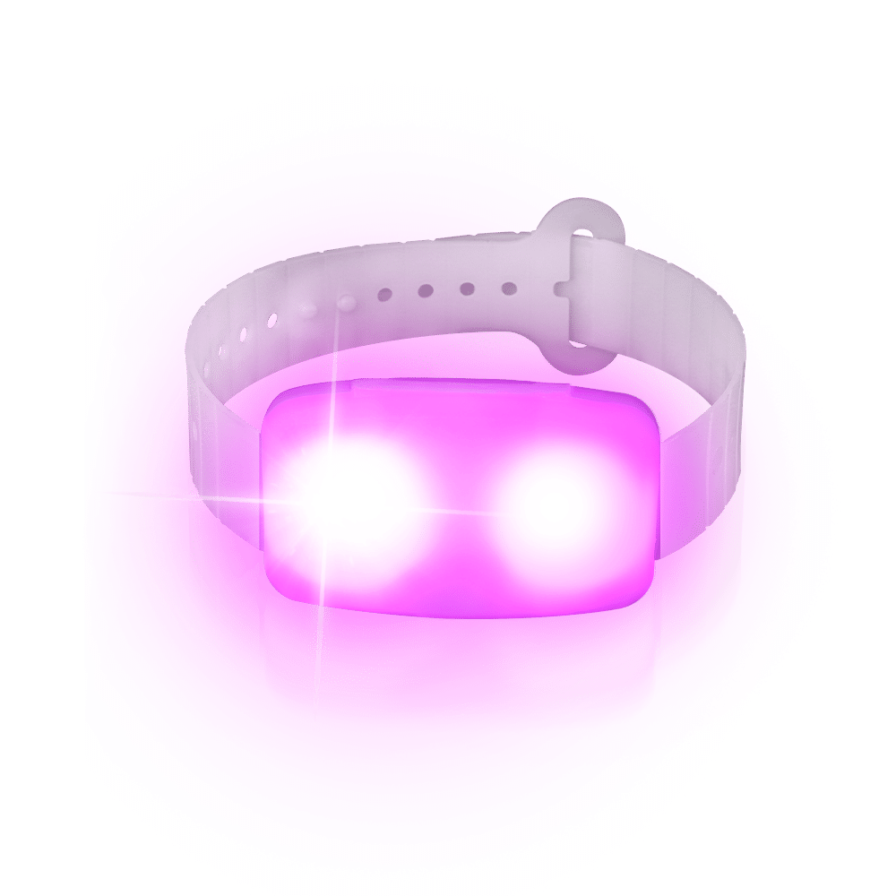 Verstellbares Armband mit 2 LEDs