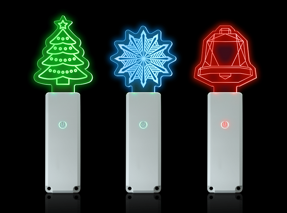 Christmas Acryl LED Sticks Christmas Acryl LED Sticks